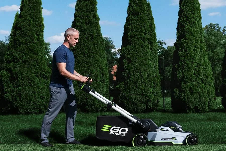 best battery mower