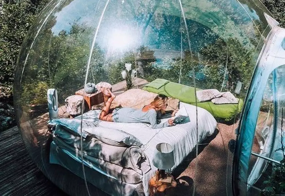 under the stars bubble tent