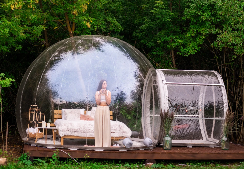 under the stars bubble tent